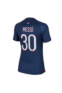 Fotbalové Dres Paris Saint-Germain Lionel Messi #30 Dámské Domácí Oblečení 2023-24 Krátký Rukáv